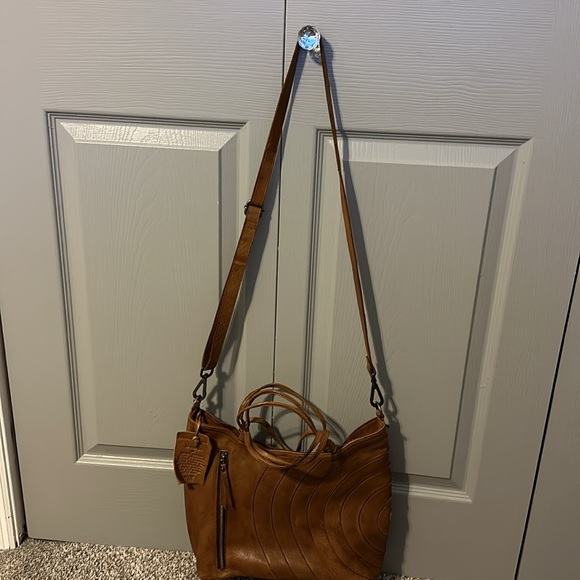 James Leather Crossbody Bag - Cognac // Latico Leathers